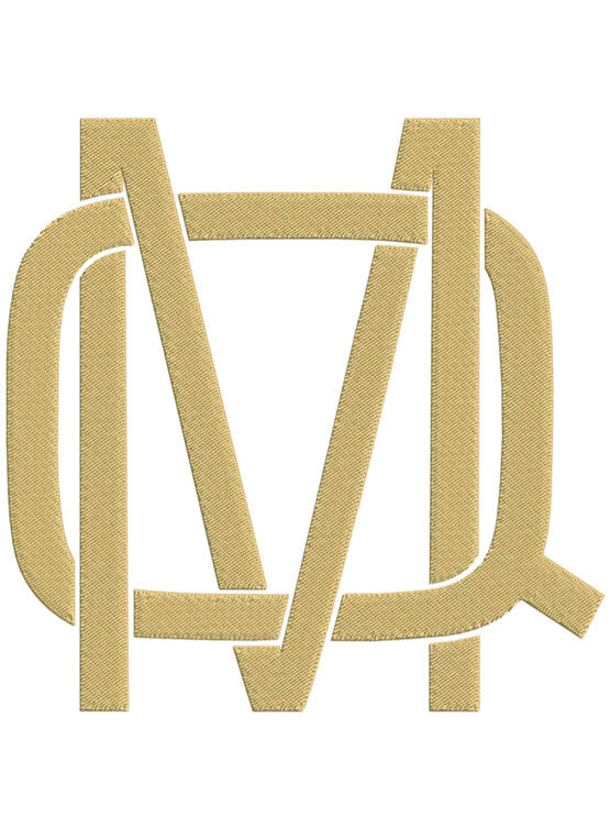 Monogram Block MQ for Embroidery
