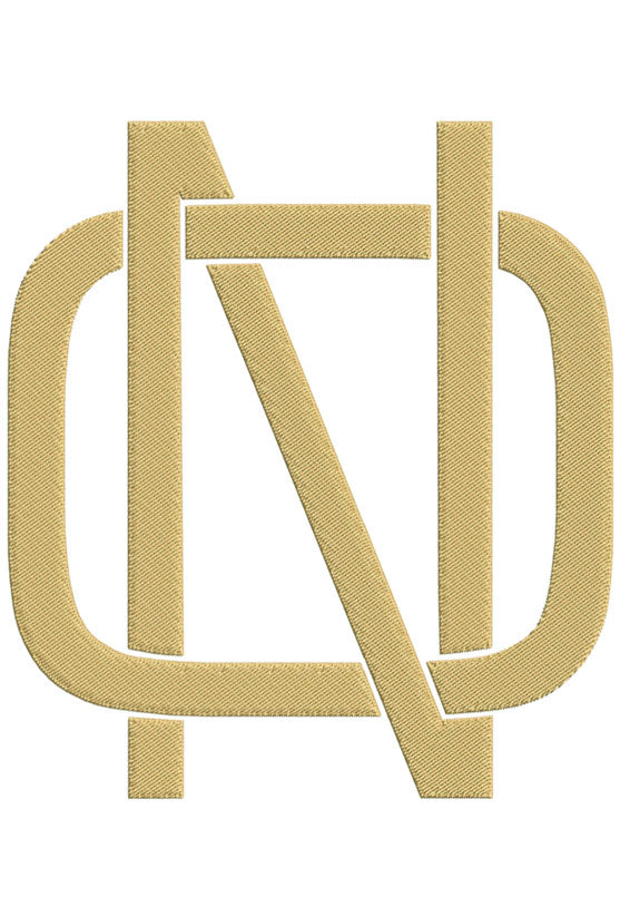 Monogram Block NO for Embroidery