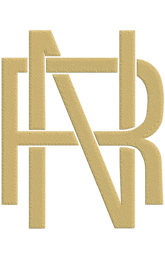 Monogram Block NR for Embroidery