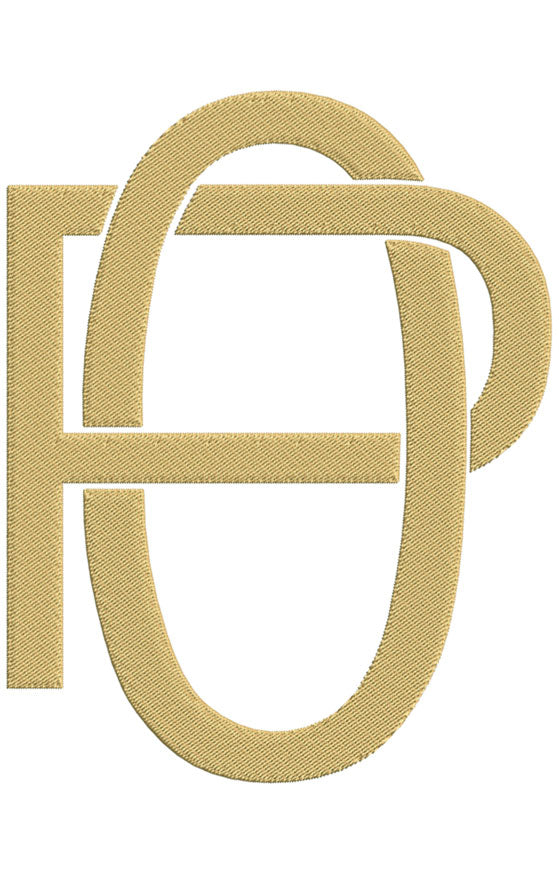 Monogram Block OP for Embroidery
