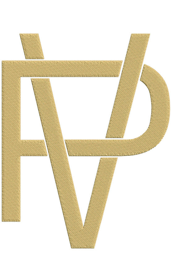 Monogram Block PV for Embroidery