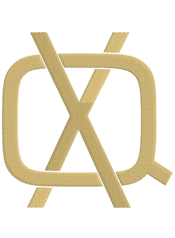 Monogram Block QX for Embroidery