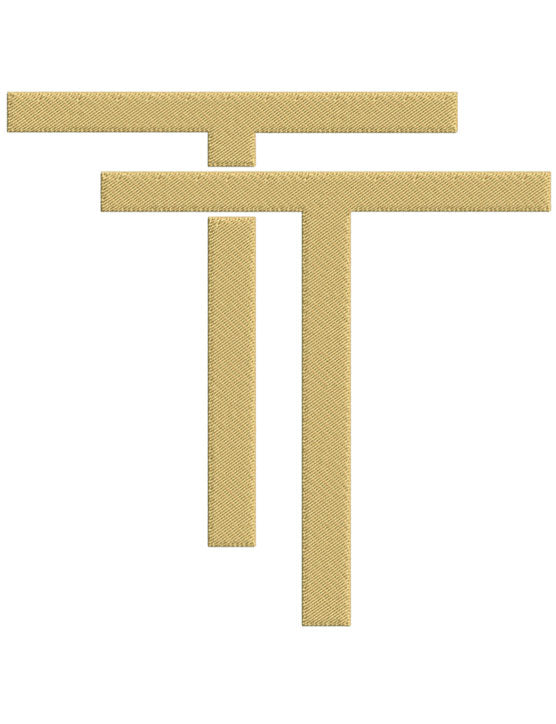 Monogram Block TT for Embroidery
