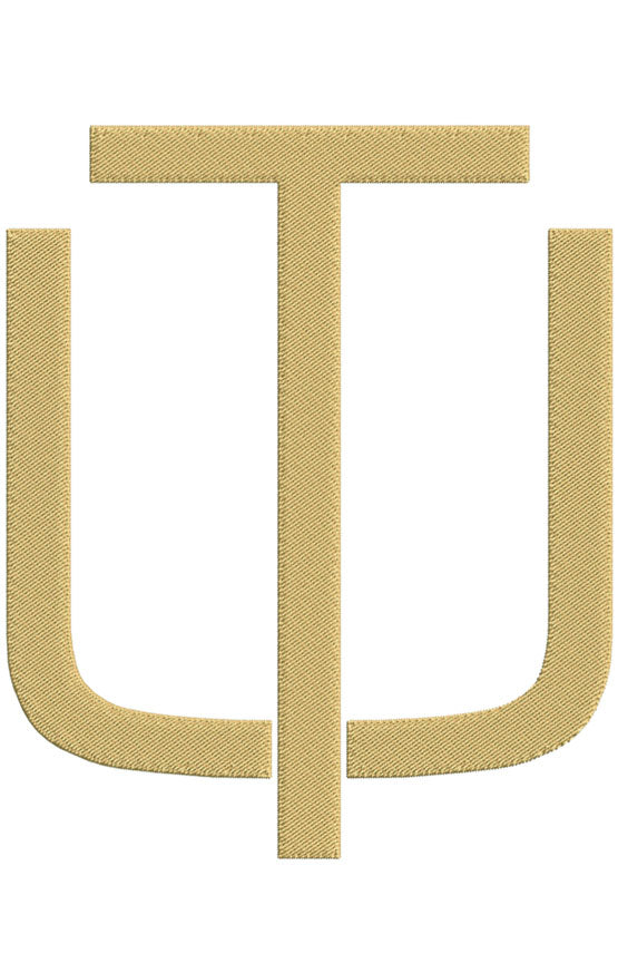 Monogram Block TU for Embroidery