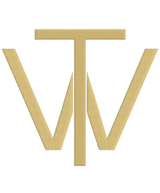 Monogram Block TW for Embroidery