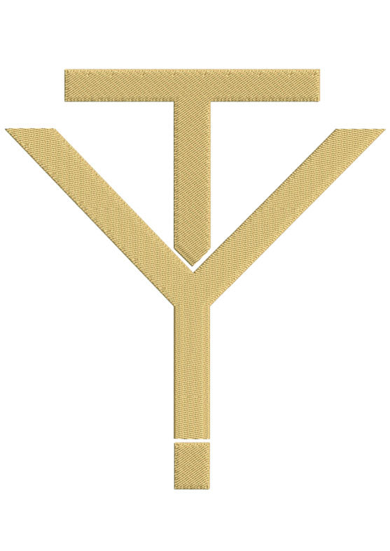 Monogram Block TY for Embroidery