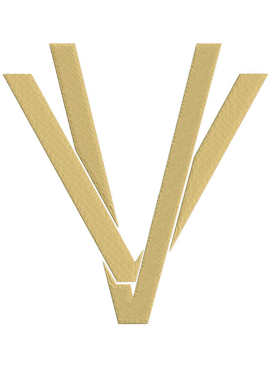 Monogram Block VV for Embroidery