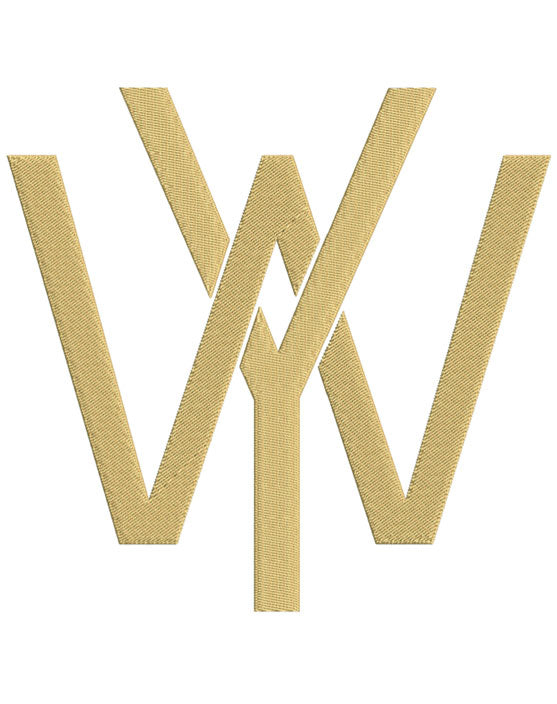Monogram Block WY for Embroidery