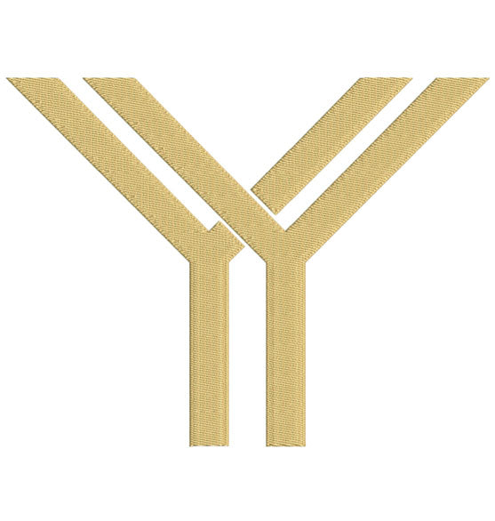 Monogram Block YY for Embroidery