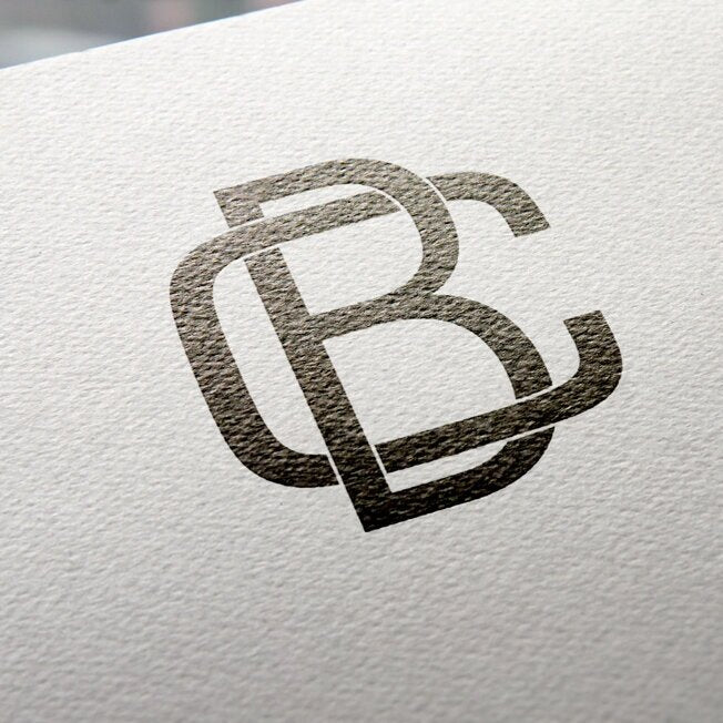Monogram Block Font for Print