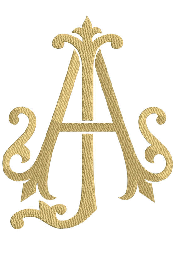 Monogram Chic AJ for Embroidery