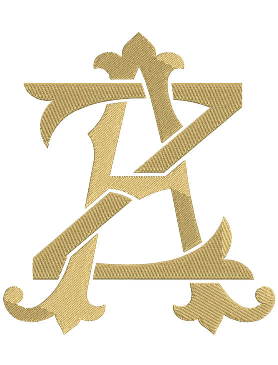 Monogram Chic AZ for Embroidery