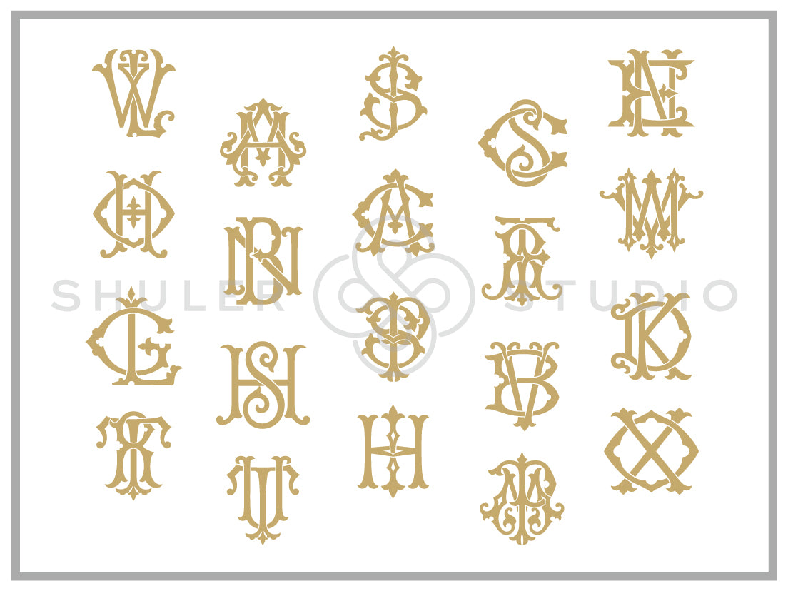 Monogram Chic Font for Print