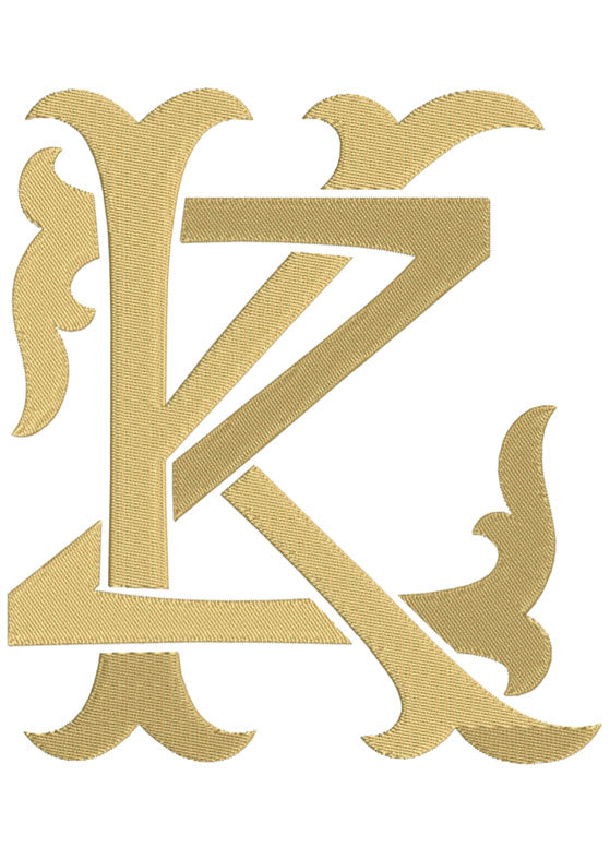 Monogram Chic KZ for Embroidery