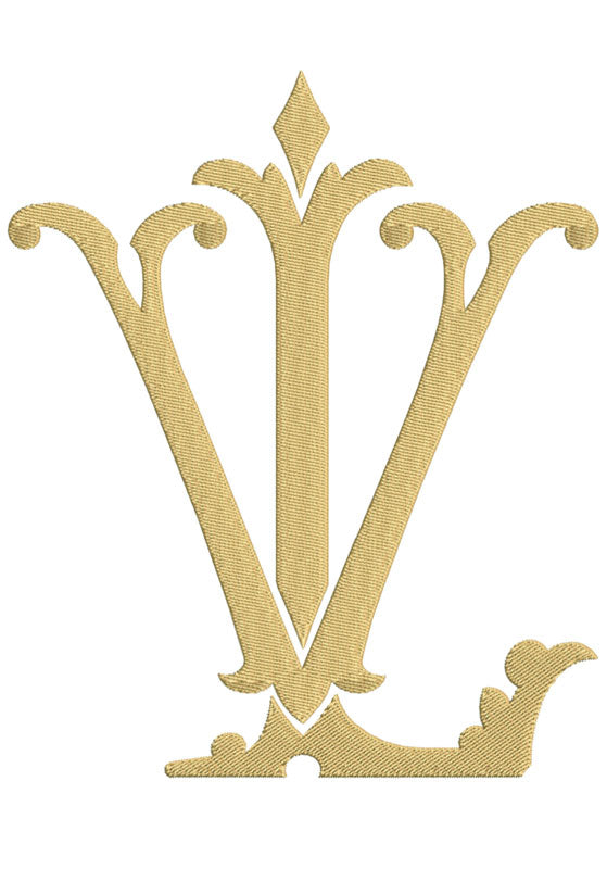 Monogram Chic LV for Embroidery