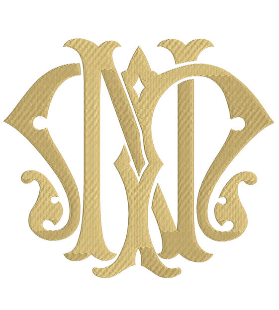 Monogram Chic MN for Embroidery