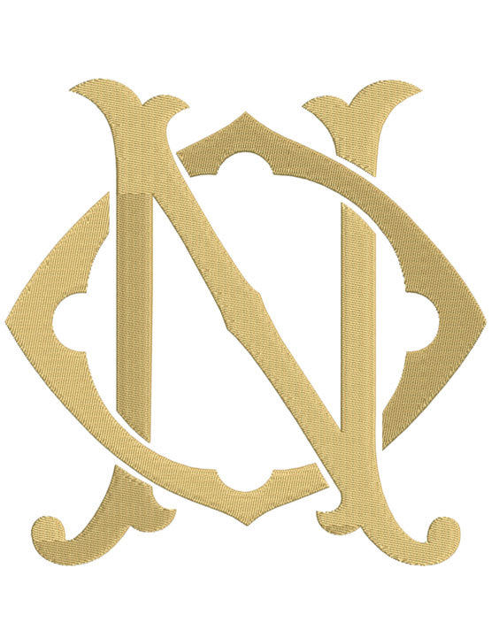 Monogram Chic NO for Embroidery