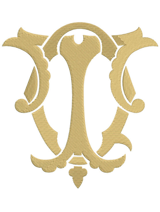 Monogram Chic QT for Embroidery