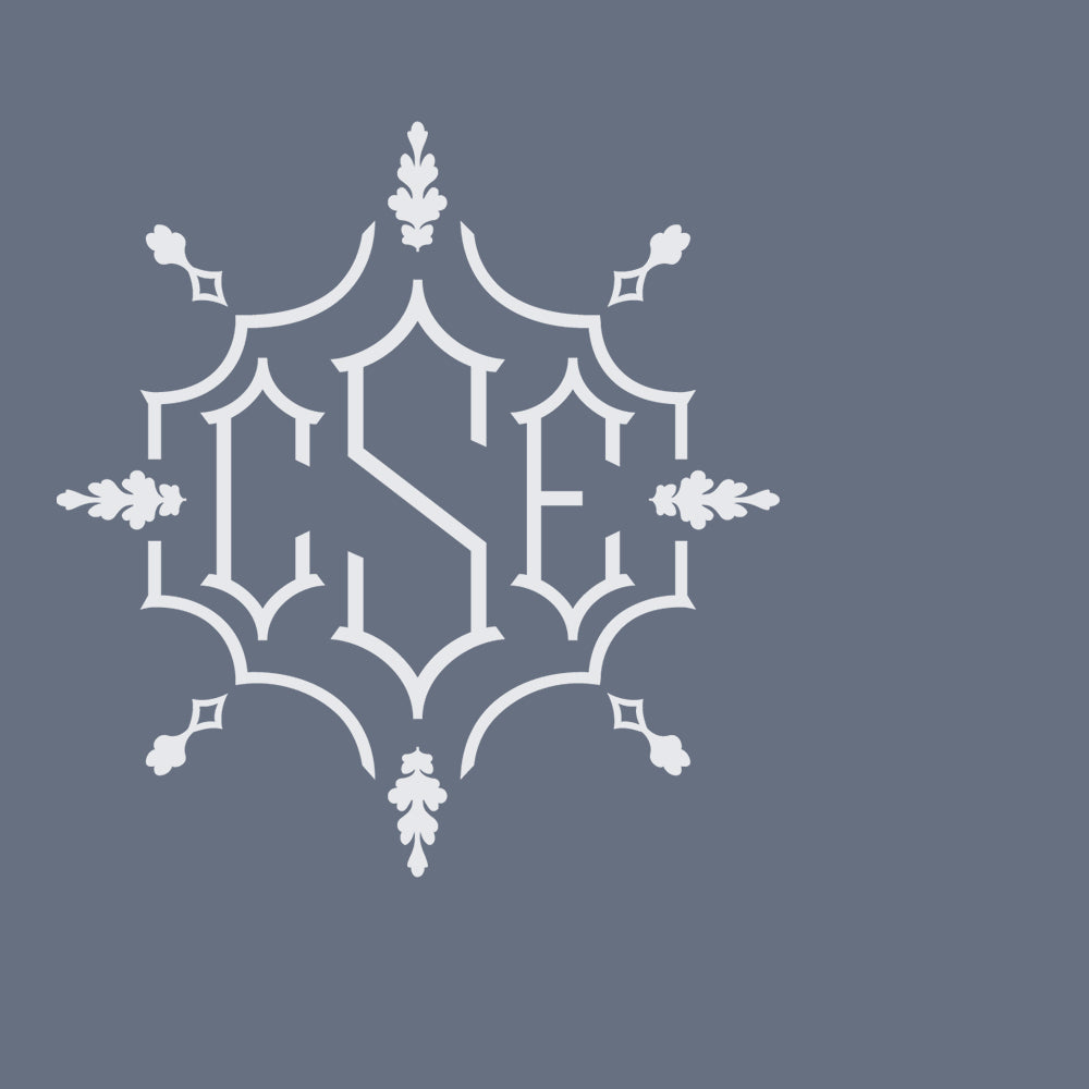 Monogram Chinoiserie Font for Print