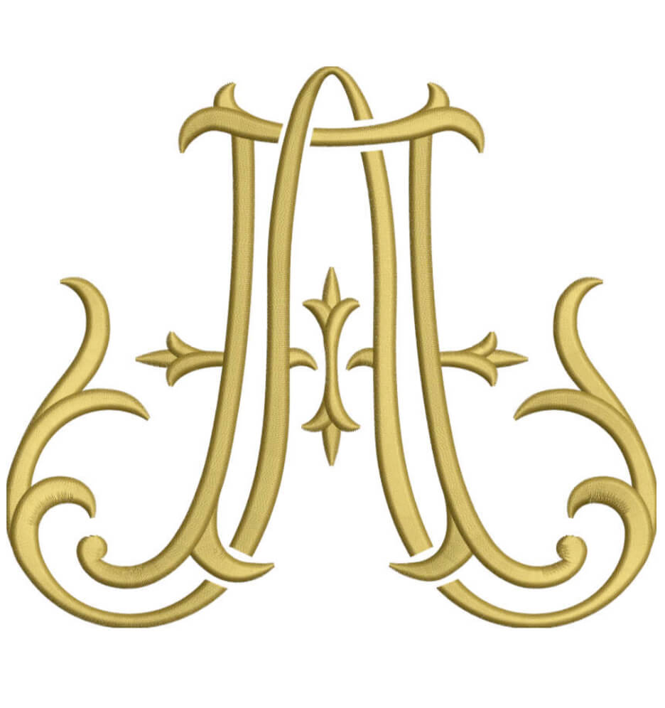 Monogram Couture AA for Embroidery