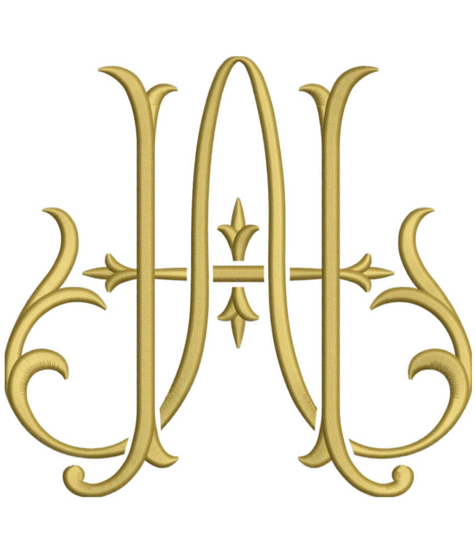 Monogram Couture AH for Embroidery