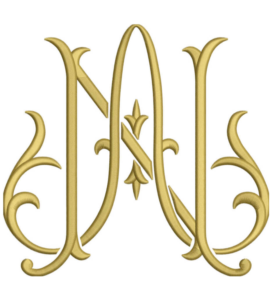 Monogram Couture AN for Embroidery