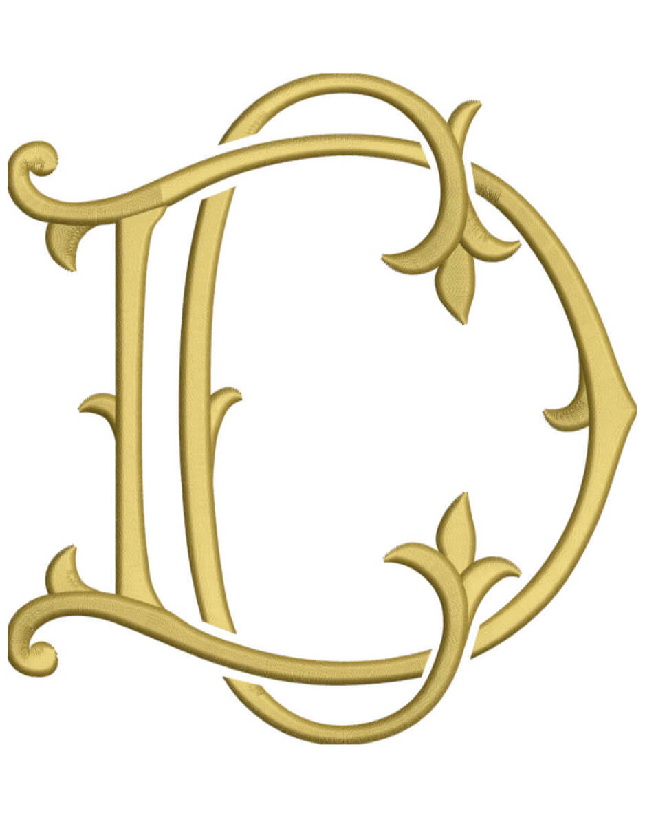 Monogram Couture CD for Embroidery