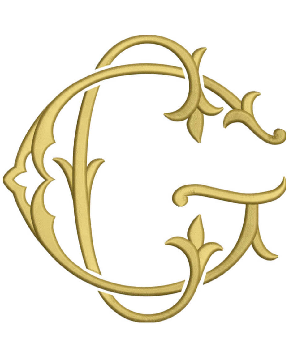 Monogram Couture CG for Embroidery