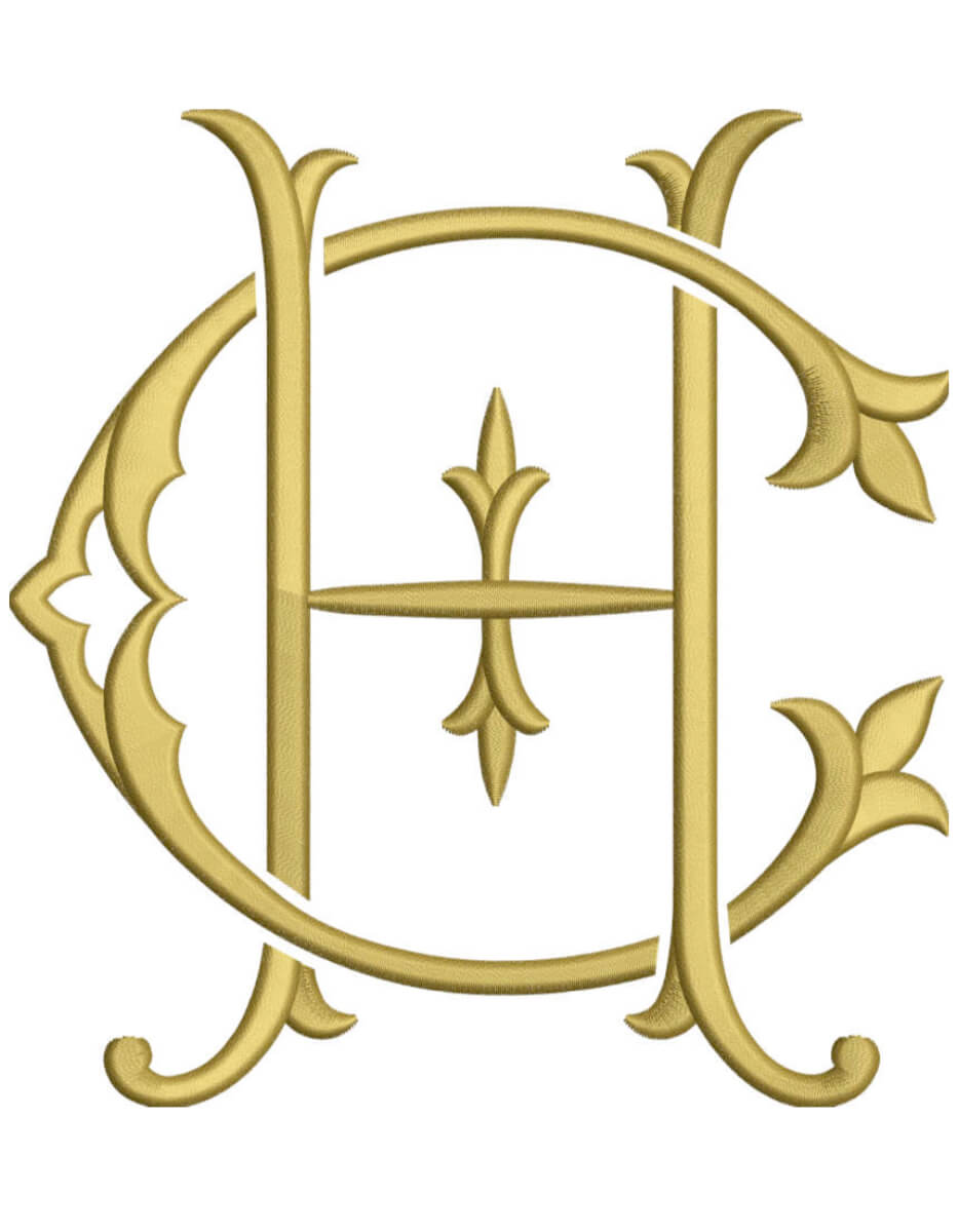 Monogram Couture CH for Embroidery