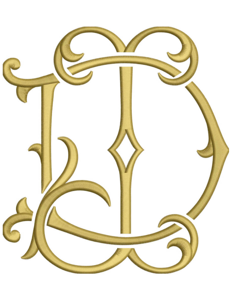 Monogram Couture DJ for Embroidery