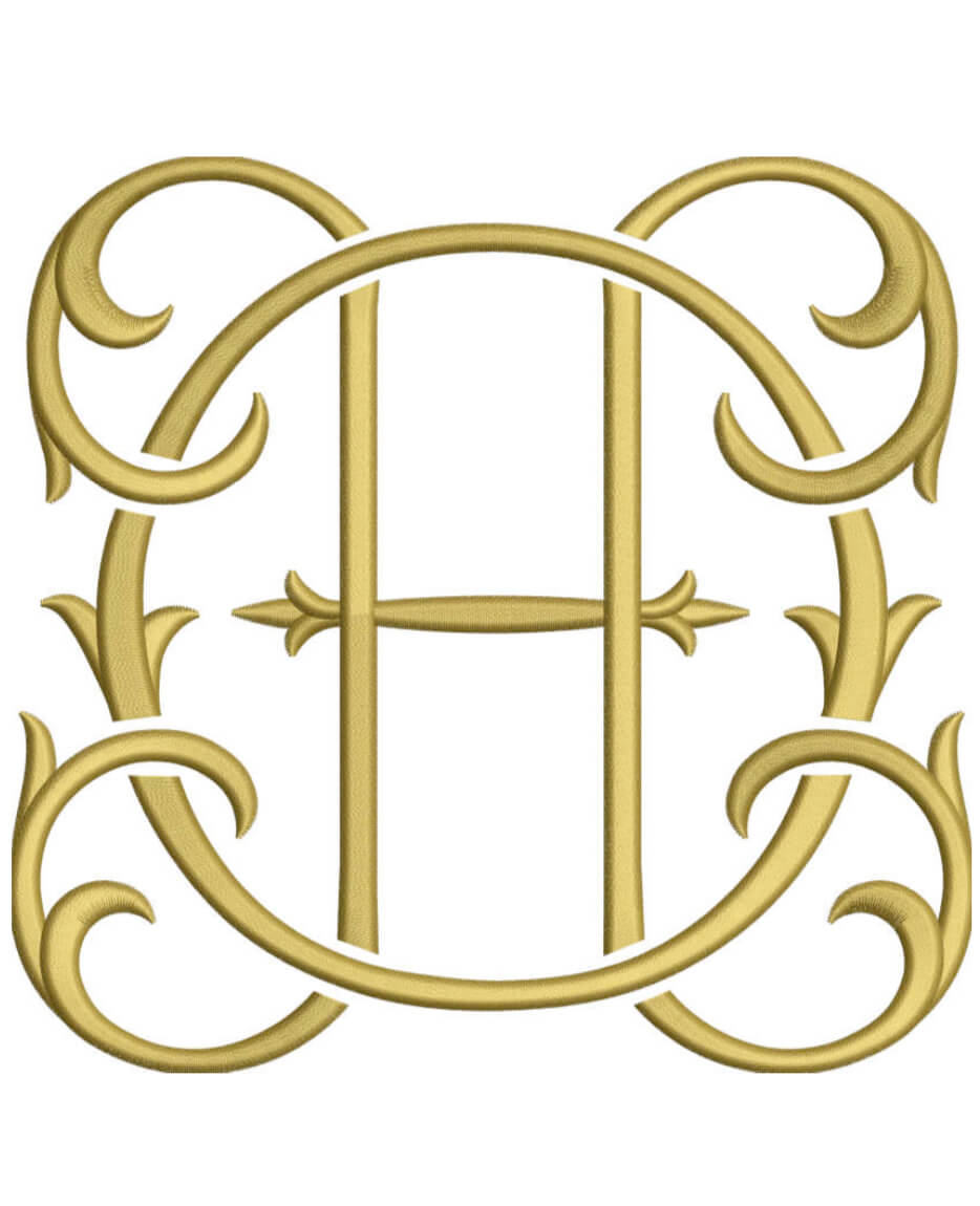 Monogram Couture HO for Embroidery