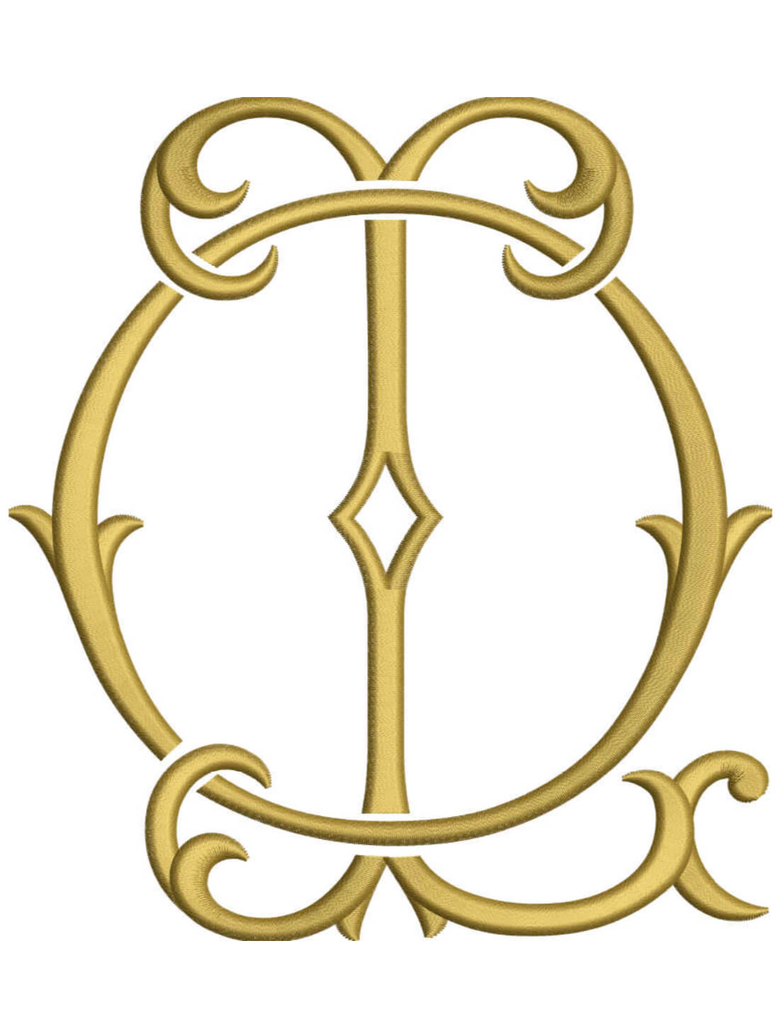 Monogram Couture LO for Embroidery