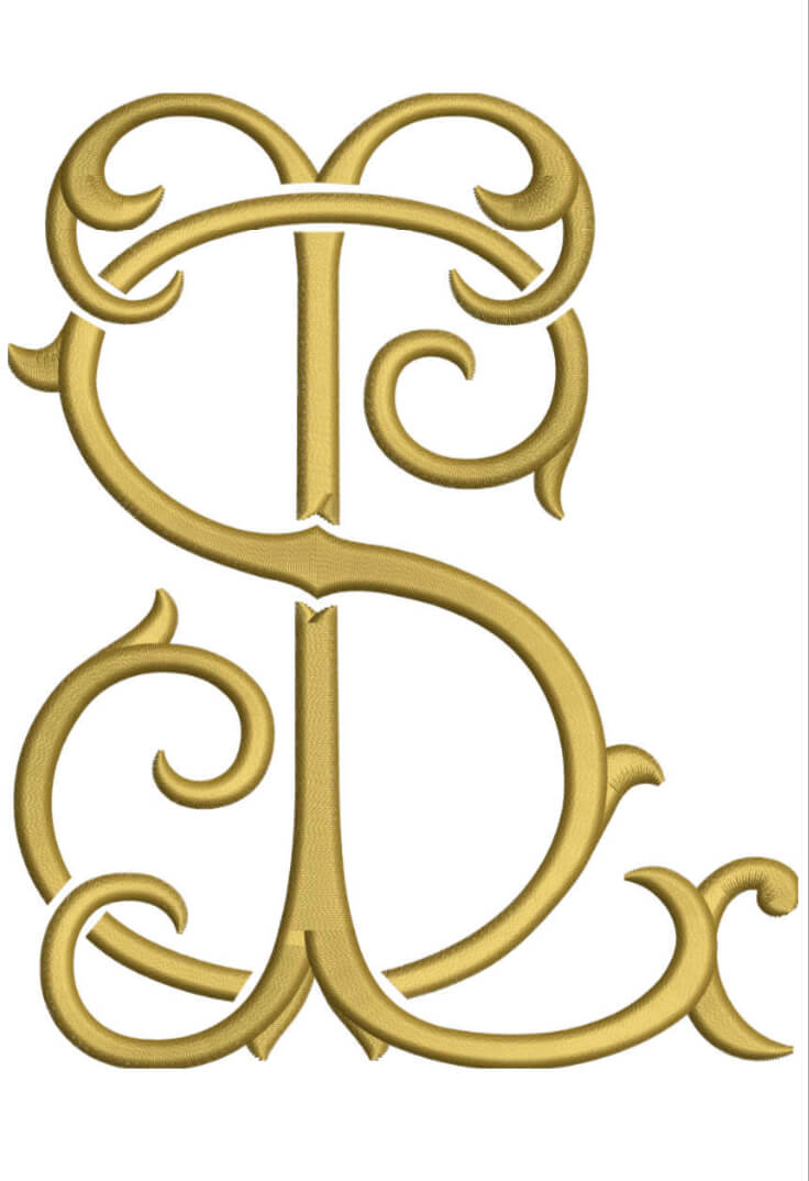 Monogram Couture LS for Embroidery