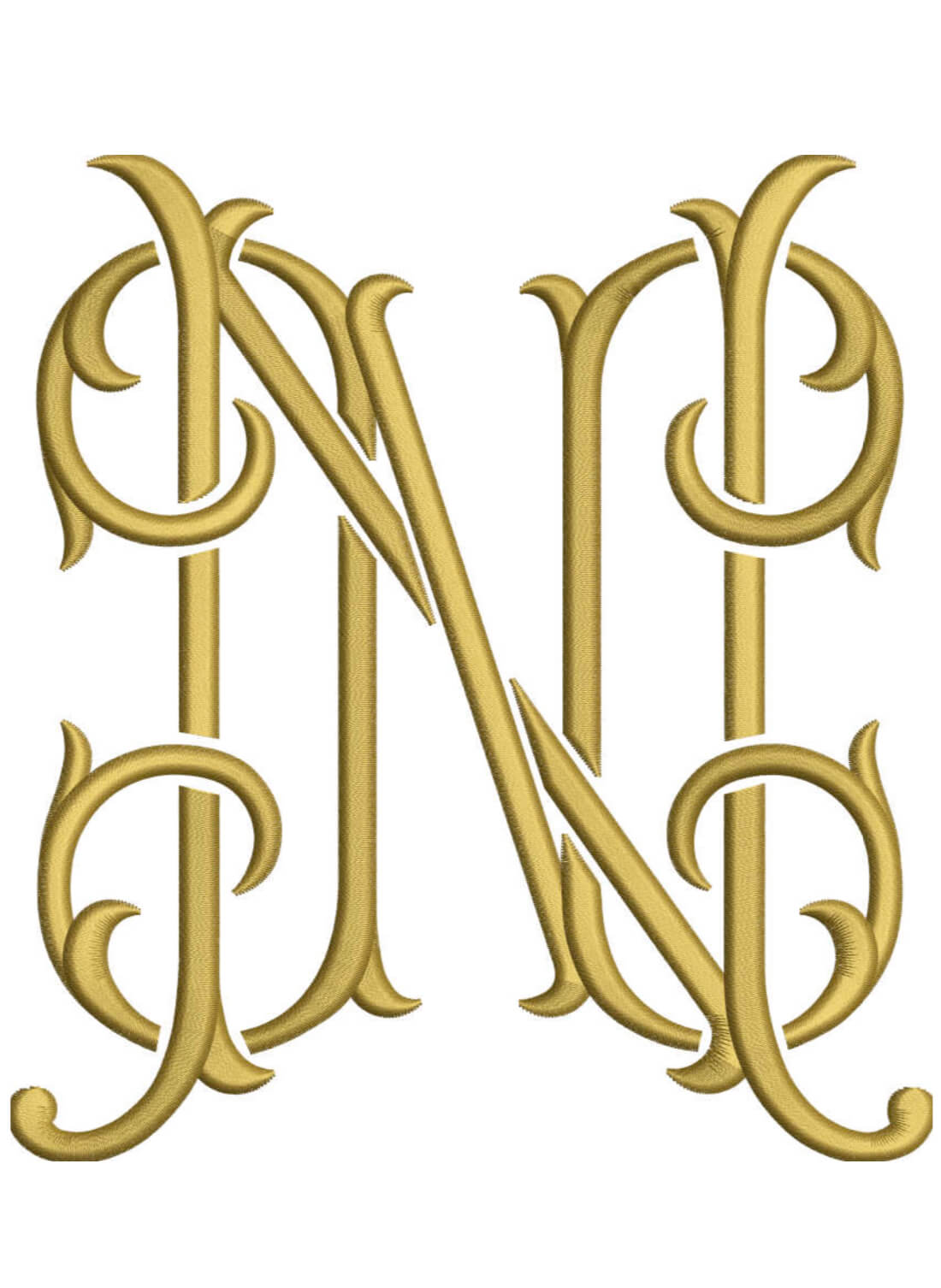 Monogram Couture NN for Embroidery