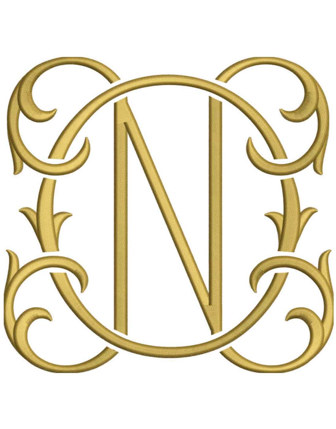 Monogram Couture NO for Embroidery