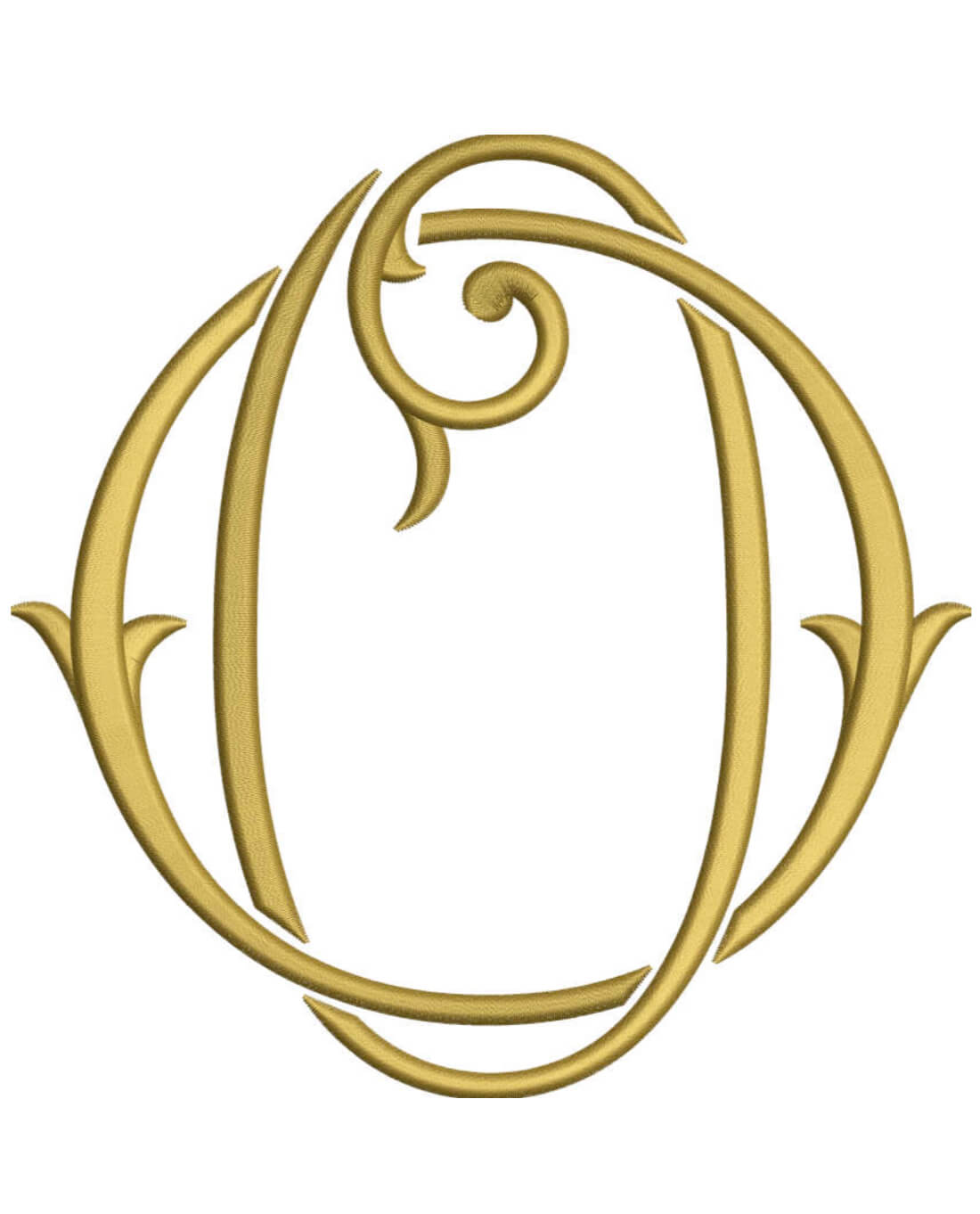 Monogram Couture OO for Embroidery