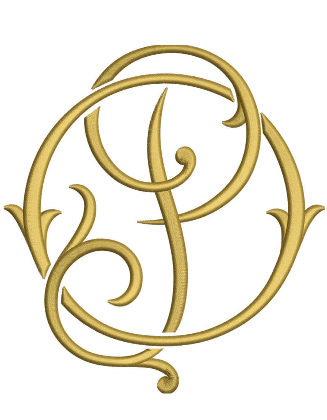 Monogram Couture OP for Embroidery