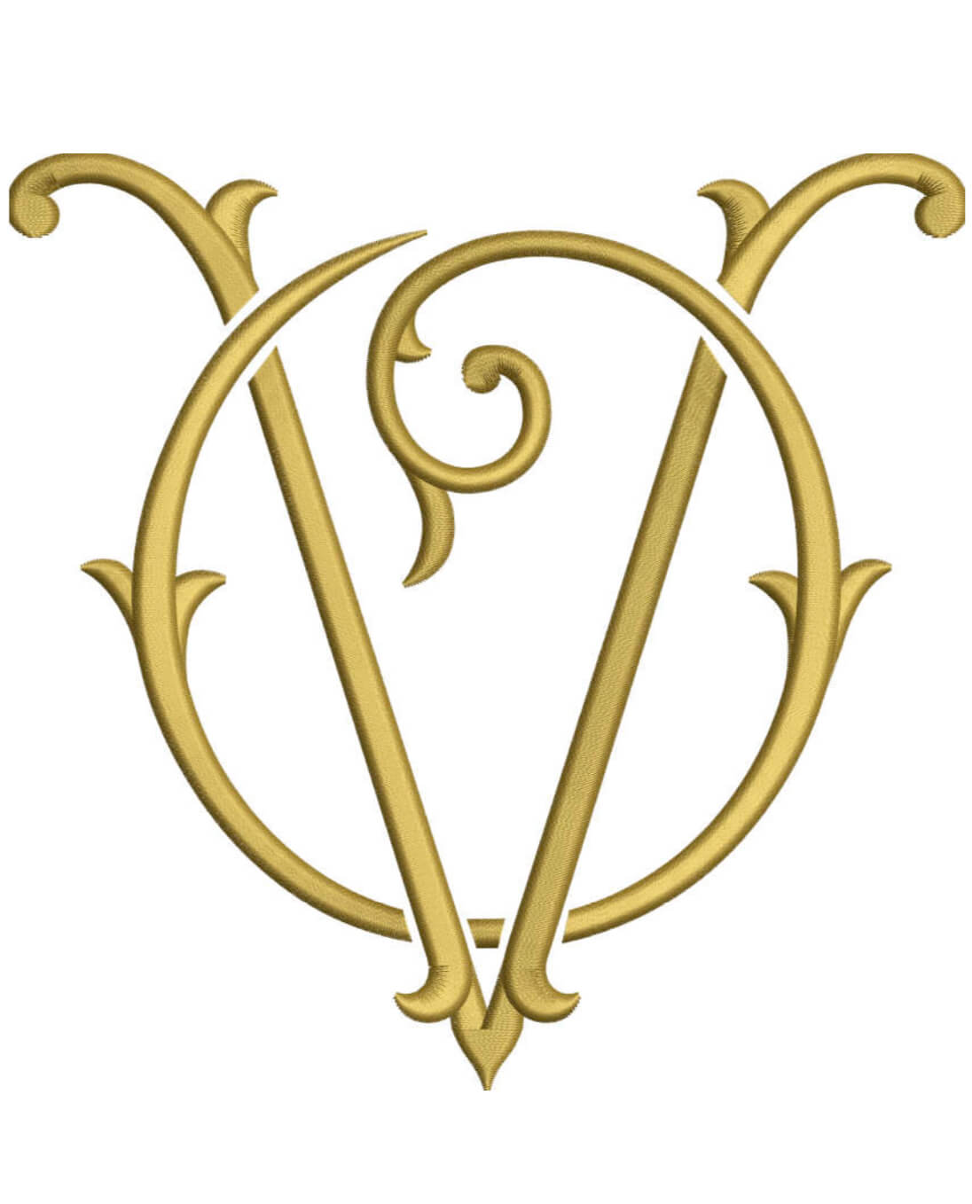 Monogram Couture OV for Embroidery