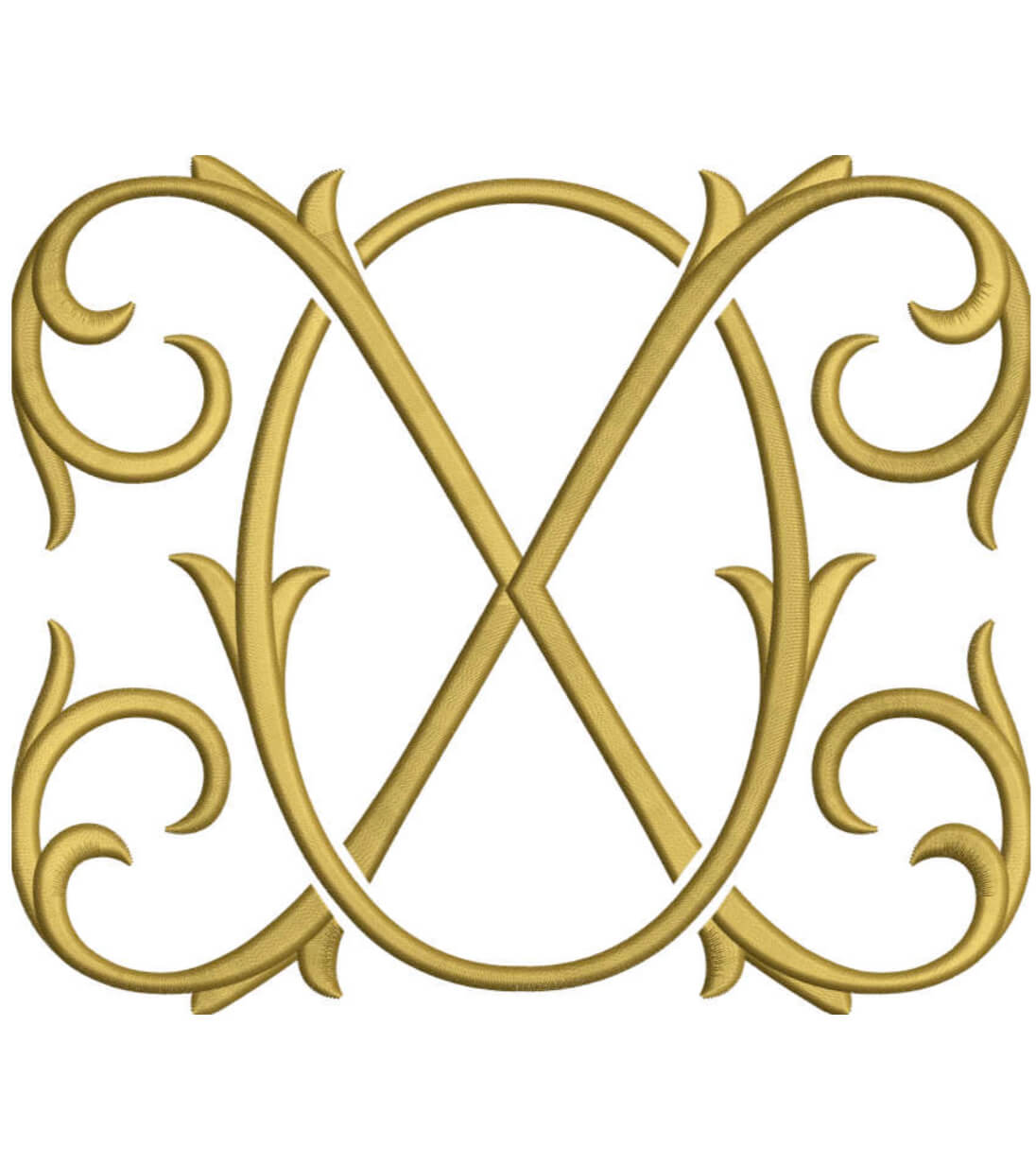 Monogram Couture OX for Embroidery