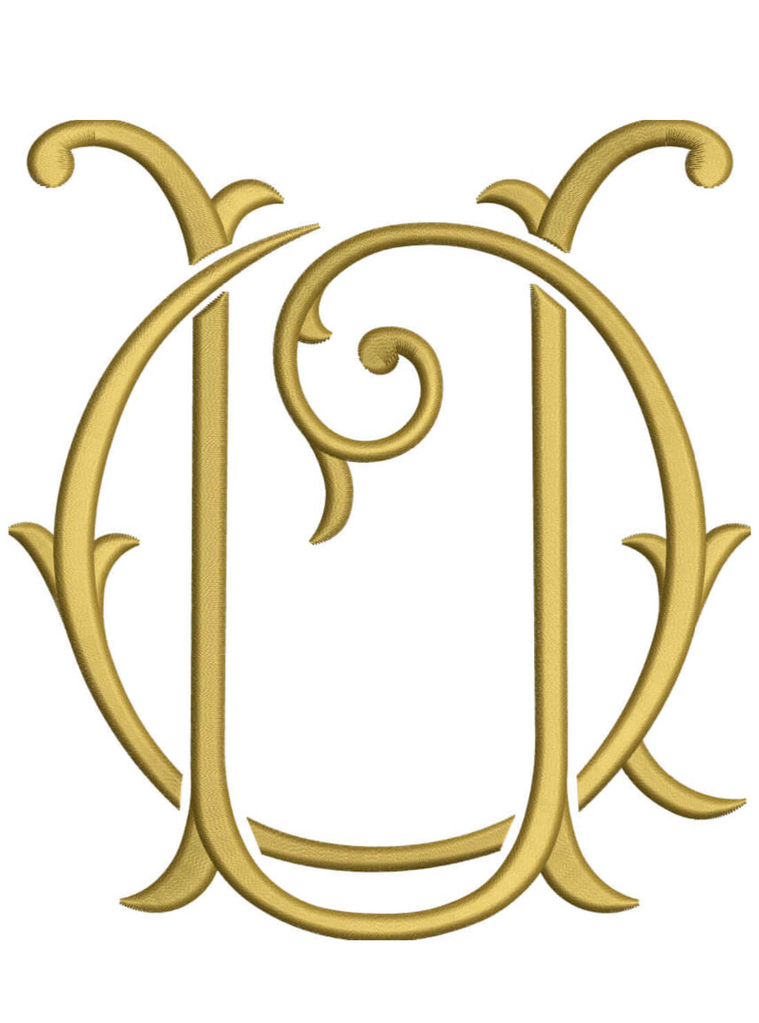 Monogram Couture QU for Embroidery