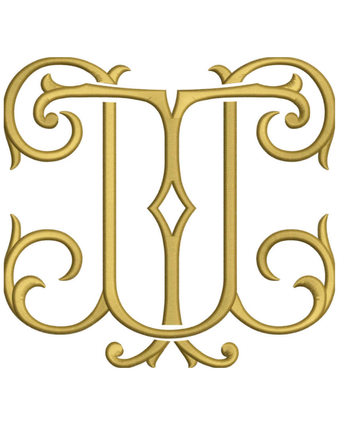 Monogram Couture TU for Embroidery