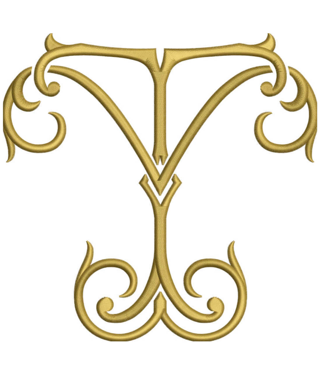 Monogram Couture TY for Embroidery