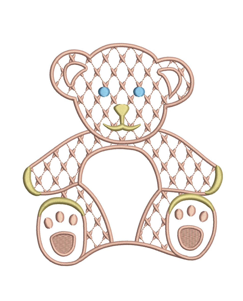 Chic Bear for Embroidery