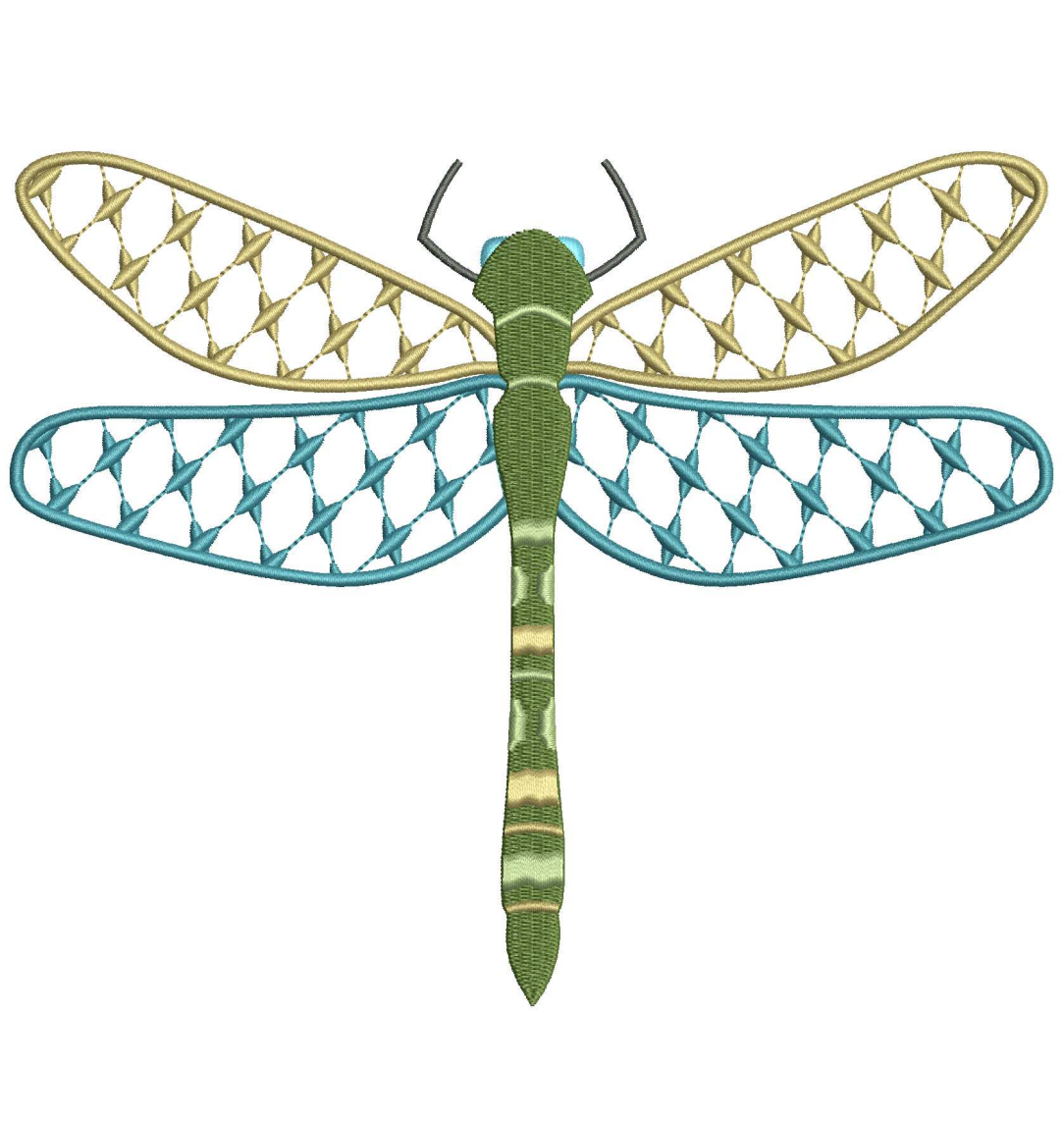 Chic Dragonfly for Embroidery