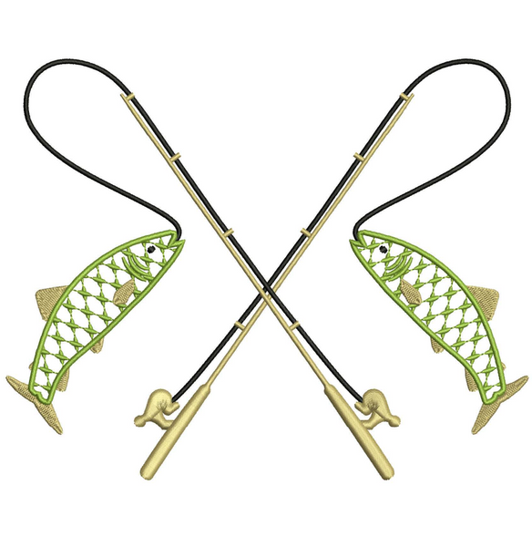 emrodd fish pole Chic Fishing for Embroidery – Shuler Studio