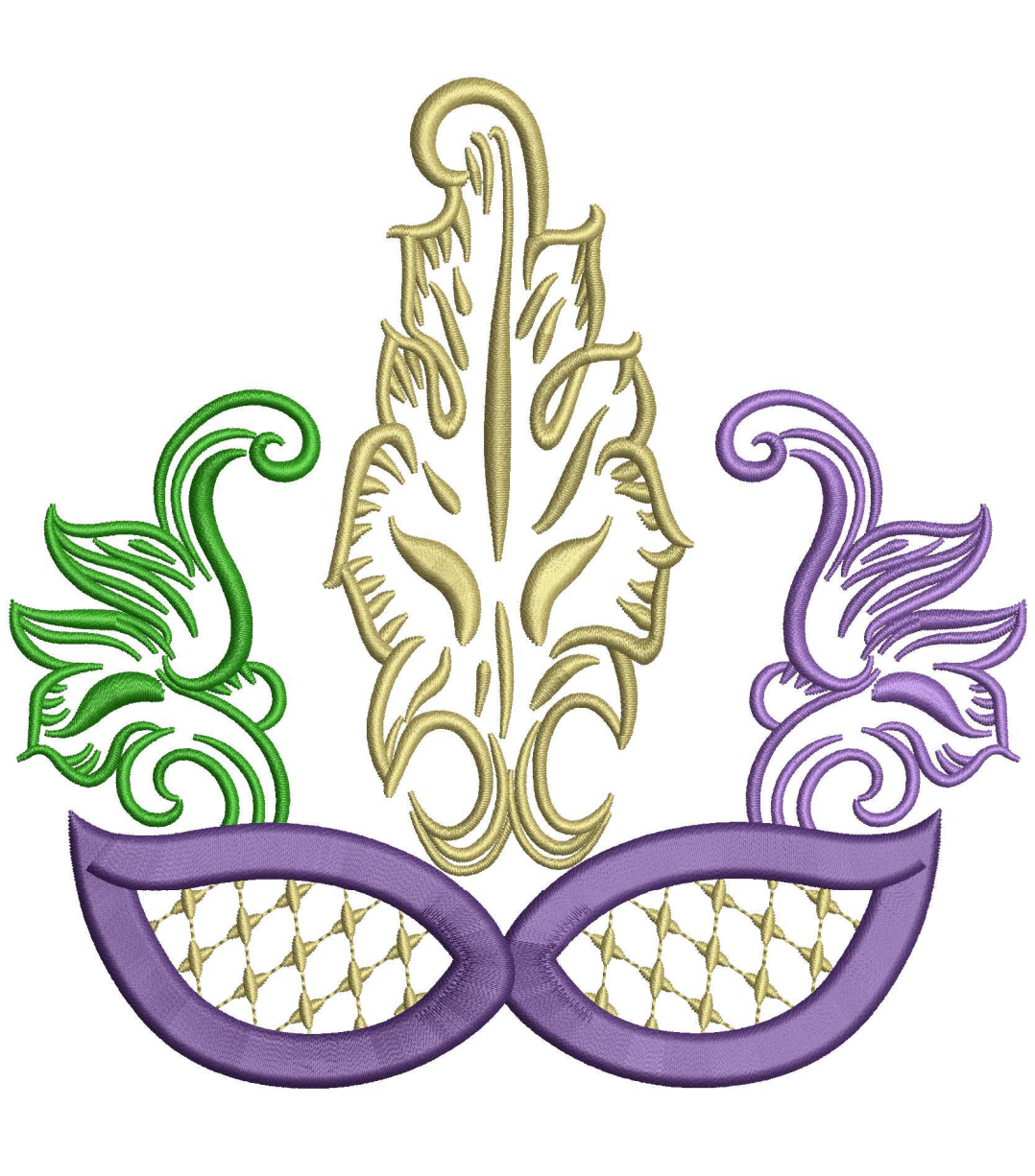 Chic Mardi Gras for Embroidery