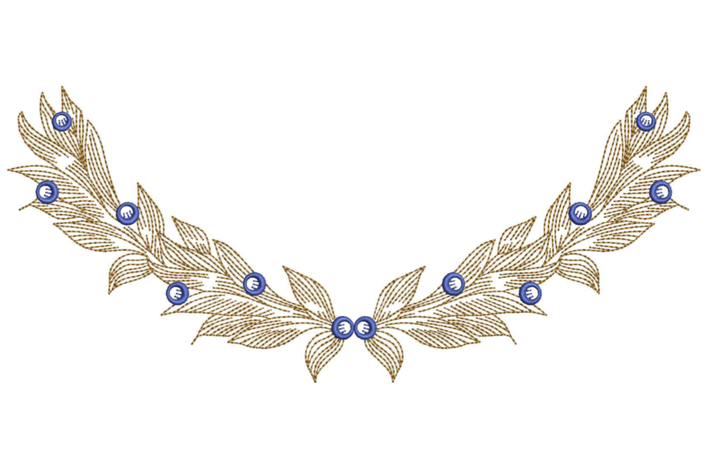 Fitzgerald Scroll for Embroidery