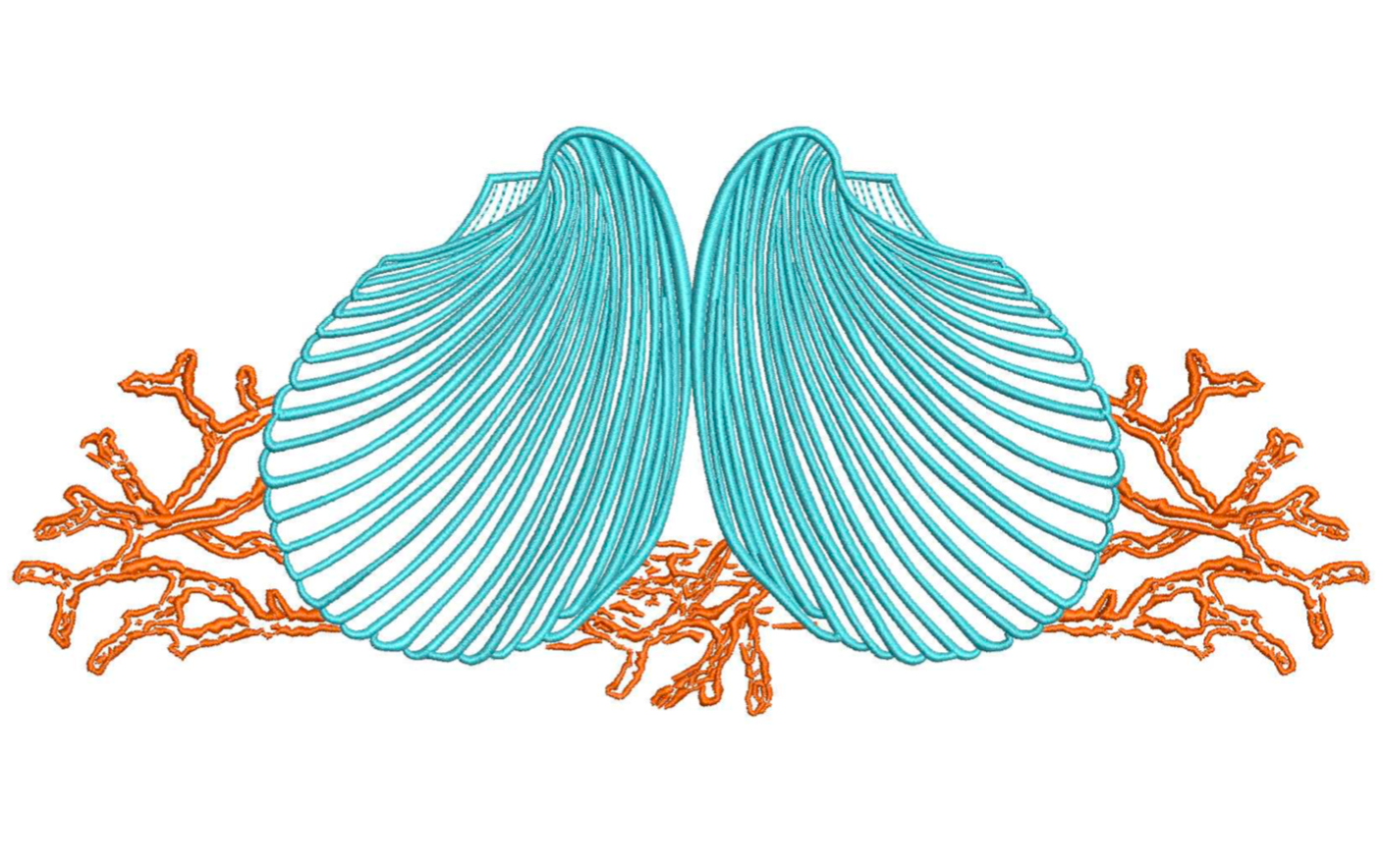 Sea Island Shells for Embroidery