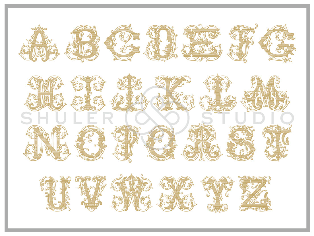 Vintage Vine Font for Print