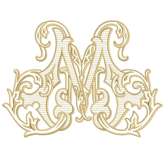 Vintage Vine M for Embroidery